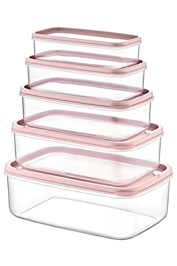 SİHİRLİ AYAKLAR Set of 5 Plastic Storage Containers
