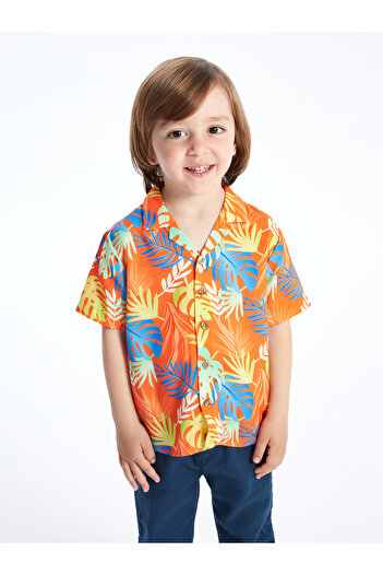 LC Waikiki Short Sleeve Printed Shirt for Baby Boy