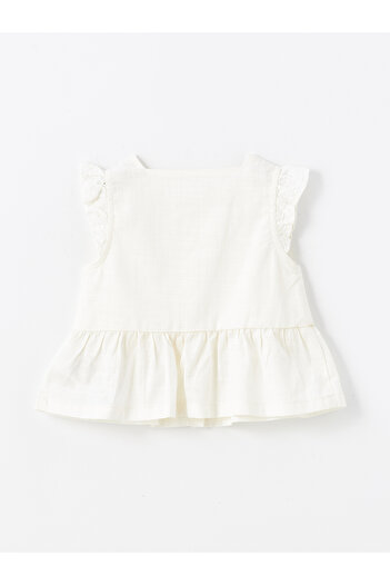 LC Waikiki Sleeveless Square Neck Shirt for Baby Girl