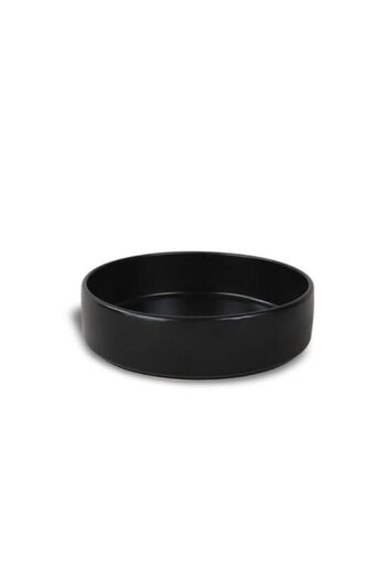 Keramika 21 Cm Stackable Dining/salad Plate Black 2 Pieces