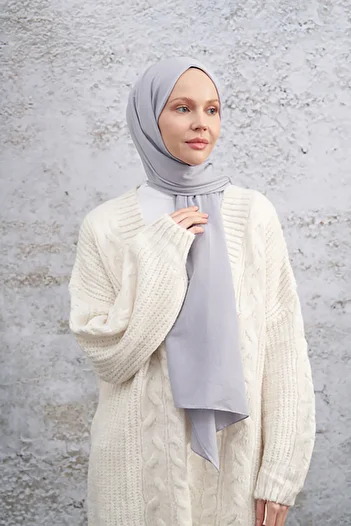 ARMANDA Cotton Jazz Shal - Silver