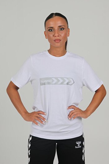 hummel Μπλουζάκι από βαμβάκι Armin Pro White Crew Neck