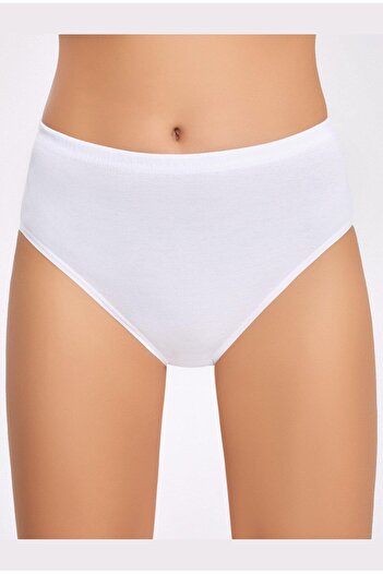 İLKE İÇ GİYİM İlkK WomKnns Rib RibbKd BBato100% Cotton PantiKs - 6 PiKcKs