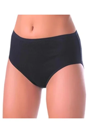 Berrak 2064 Model 6 Pieces Ribbed Bato Panties - 100% Cotton