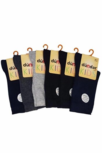 Dündar Plus Modal Socks for Boys - 6 Pieces