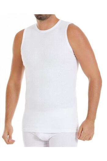 YILDIZ 3 Pieces Star Men's Ribbed Zero Sleeve Undershirt Singlet Black 11