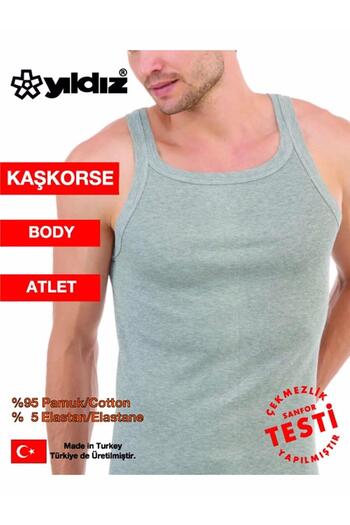 YILDIZ Men's Lycra Camisole Bady Undershirt - 6 Pieces