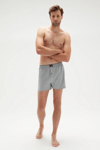 Erdem Men's Jersey Solid Color Boxer 1400 - 3 Pieces