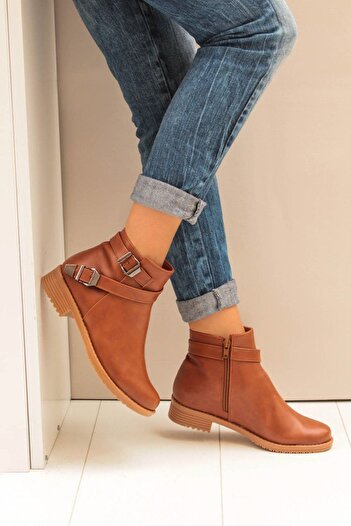 Fox Shoes Tan γυναικείες μπότες A726193409
