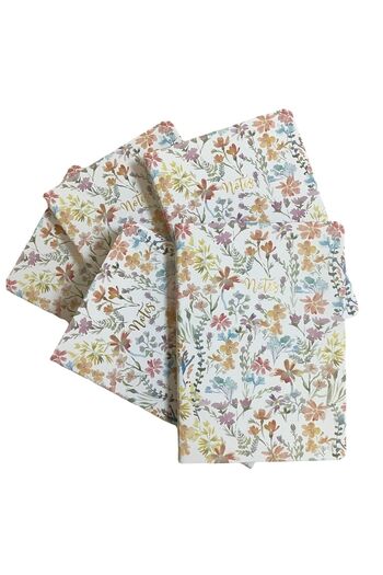 blume Caiet de oportunitati termice cu model Acar Clovers - Copertă flexibilă, linie, 14,3*20,5 cm, 256 pagini