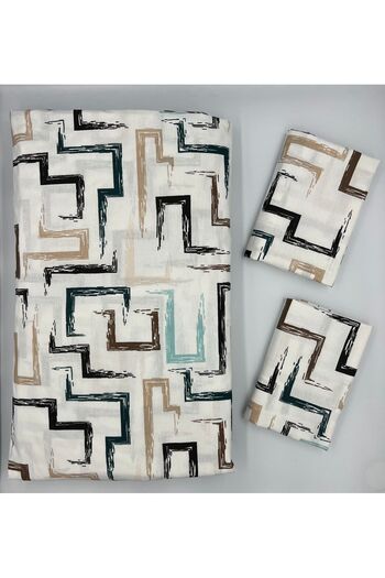 pınarhome collectıon 100% BUMBAC ȚESătură cearșaf de îmbrăcăminte + HACĂ DE PERNĂ ADâncimea colțului 28-30 CM ȚESătură moale