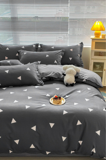 Always Single and Double Sided Elastic Duvet Cover Set