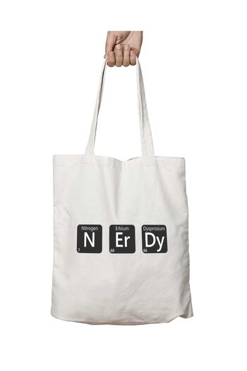 ART HEDİYE NErDy Περιοδικό Τραπέζι Πλενόμενη Τσάντα Μόνιμης Εκτύπωσης - Δύο Πλευρές