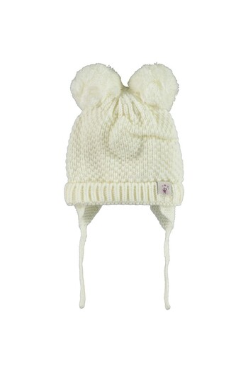 Kitti Bebe Kız Kulaklı Bere (0-18 AY) K23110-01 Krem