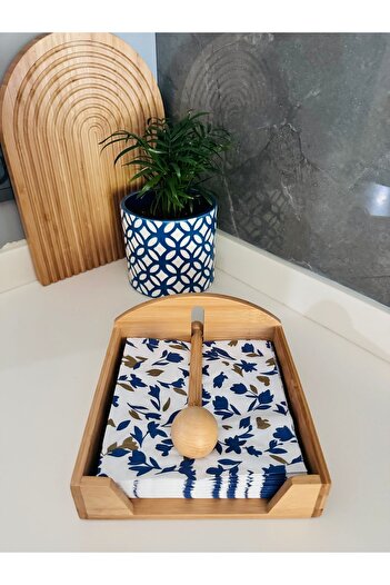 Janset Bamboo Napkin Holder - Comfortable Cut