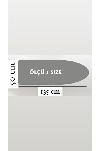 GERCELLA PRESTİGE  (50x135cm) GREY ÜTÜ MASASI ÖRTÜSÜ KILIFI BEZİ İRONİNG BOARD COVER