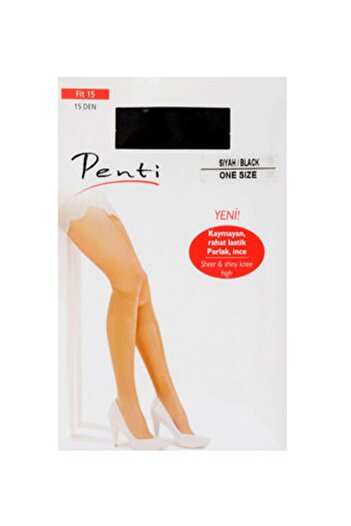 Penti 15 Den Shiny Knee-Length Women's Trouser Socks - 6 Pieces