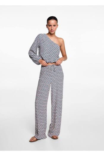 Mango Teen Ecru Pants for Kids