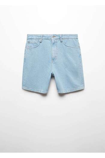 MANGO Man Regular Fit Denim Şort