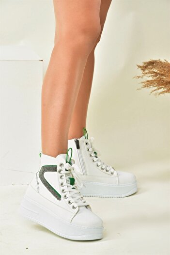 Fox Shoes Λευκό Sneaker Γυναικεία Αθλητικά Μποτάκια N973010109