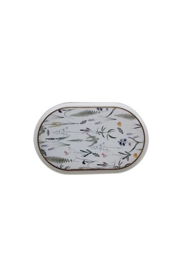 Porland Botanical Boat Plate 18 Cm