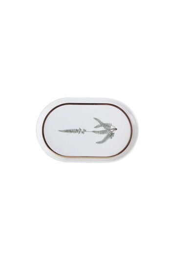 Porland Botanical Boat Plate 18 Cm