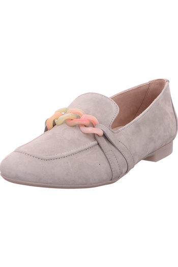 Paul Green Grau Hellgrau Pantofle Loafer - Leder Damen hell_grau