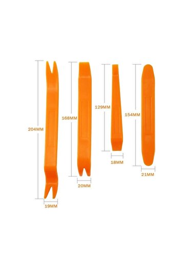 Unichrome Multifunctional 4 Piece Auto Tape Upholstery Trim Removal Tool