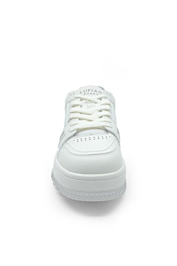 Lufian Albert Erkek Sneaker Ayakkabı Beyaz %100 Deri