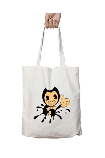 ART HEDİYE Bendy Design - Πλενόμενη τυπωμένη σχολική και τσάντα παραλίας