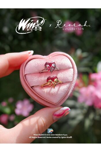 Reorah Collection Winx Club® Pendant Of Eraklyon Yüzük 925 Ayar Gümüş-altın Kaplama