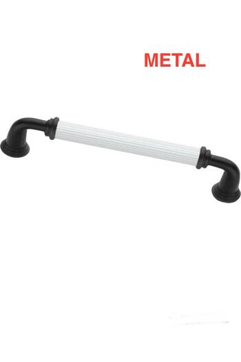 YAKUT AKSESUAR Aluminum - Metal Handle, Furniture Handle, Cabinet, Drawer, Door Handle - Ruby96Mm- Elf106