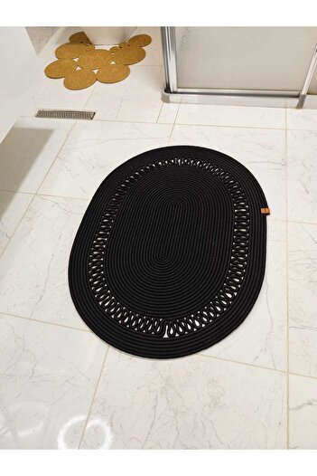ModaCardin Jute Patterned Gift Hooded Bath and Balcony Mat