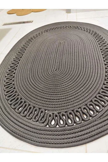 ModaCardin Jute Patterned Gift Hooded Bath and Balcony Mat