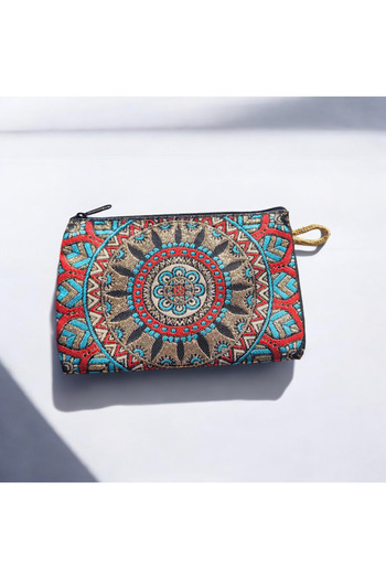 Pirene Rug Mini Toiletry Bag, Coin Purse, Medicine Bag