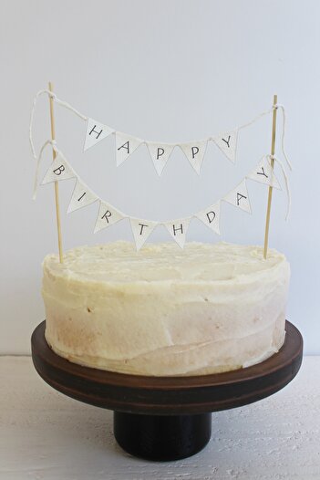 bymila PASTA SÜSÜ-DOĞUM GÜNÜ SÜSÜ-HAPPY BIRTHDAY PASTA SÜSÜ