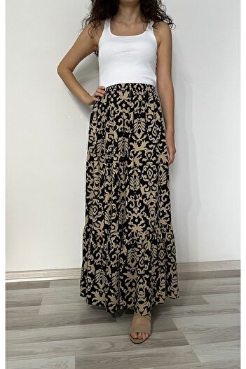 520CK Long Women's Skirt - Frilly Hijab Design