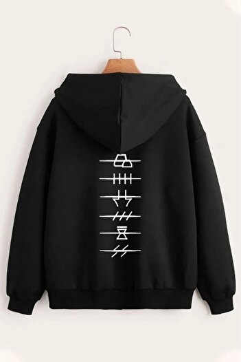 DAXİS Sportwear Company Φούτερ Naruto μπροστά και πίσω με φερμουάρ Oversize