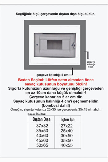 VISNES Sigorta Gizleme Kutusu Alüminyum Çerçeveli Amortisörlü Sigorta Saklama Panosu Günbatımı