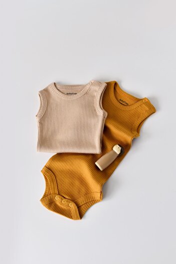 BabyCosy Modal 2 Li Askılı Kollu Badi
