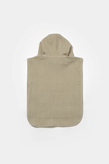 BabyCosy Organic Muslin Hooded Beach Towel