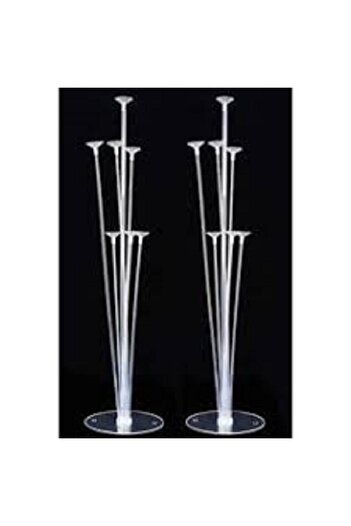 Görkem Toptan 2 Balloon Decoration Stands Set of 7 Stands with Sticks and Stands