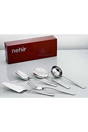 Nehir Sahra 5 Piece Service Set