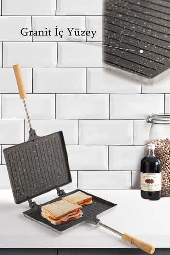 Porsima Granite Inner Teflon Stove Top Handheld Toaster