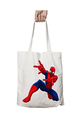 ART HEDİYE Spider Man Spiderman - Υφασμάτινη τσάντα ώμου με διάρκεια δύο όψεων που πλένεται