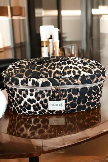 BAHELS Τσάντα ταξιδιού Xl Size για Viral Leopard Airwrap Συμβατή με όλα τα μαλλιά