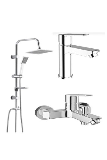KALE Mare Bathroom Sink Faucet Theme 53260 Peak Shower Set