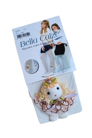 Bella Calze Girl's Thin Pantyhose with Accessories