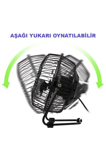 MYNONEV Masa Üstü Klima Usb Girişli Metal Serinletici Mini Vantilatör Fan