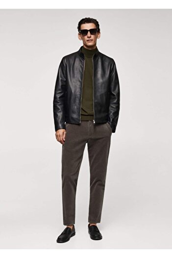MANGO Man Slim Fit Micro Corduroy Trousers